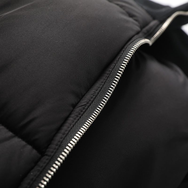 Warm High-Neck Short Puffer Jacket mry001980