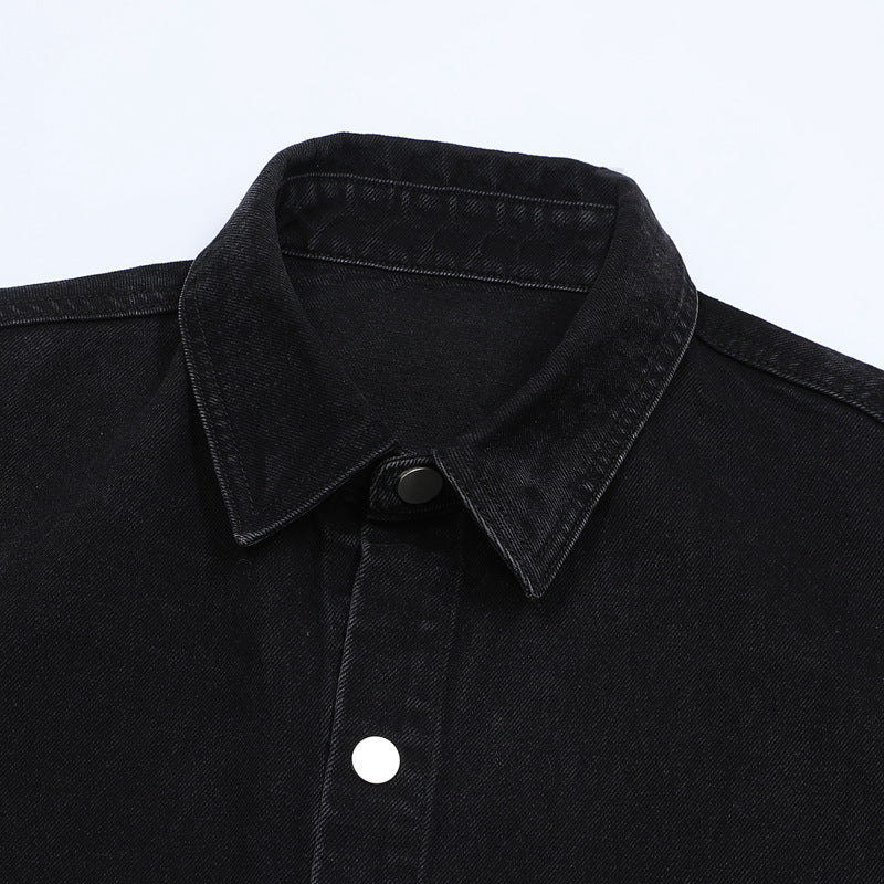 【2color / Set-Up】Camo Fade Distressed Denim Set-Up mry001757