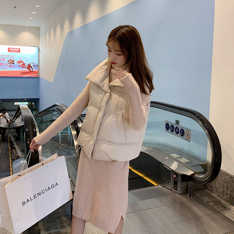 【送料無料】ダウン ベスト ジャケット 韓国カジュアル 韓国ガーリー 春・秋 mry000552