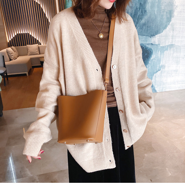 ポーチ入り 調節可能ストラップ スクエアバッグ mry000218