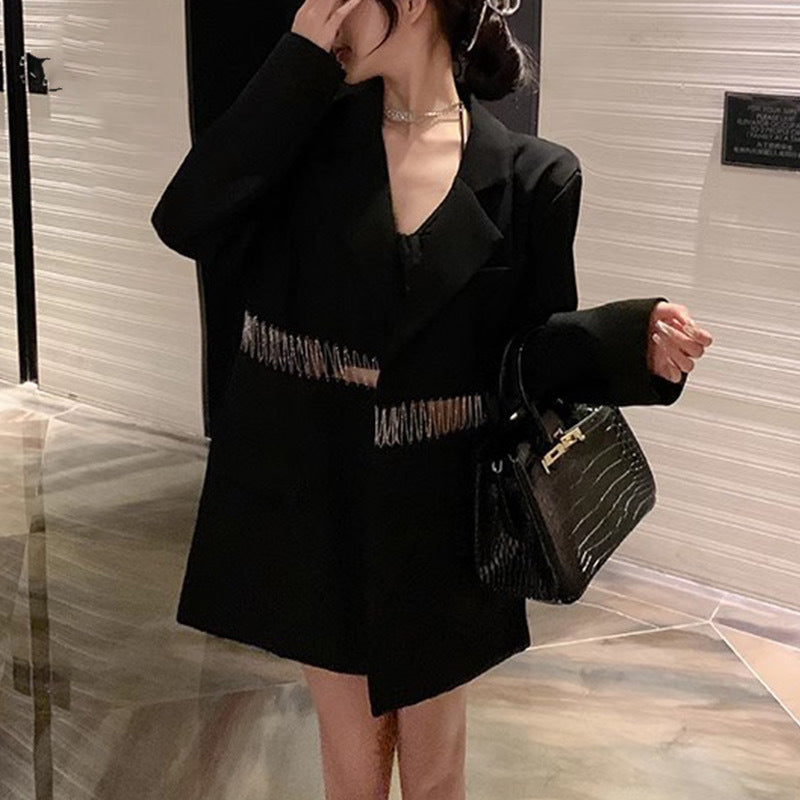 【Chéri】韓国ストリート 韓国カジュアル 韓国デザイン ブラック mry001178