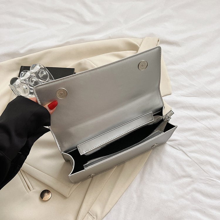 3カラー展開 シルバーボール チェーンバッグ 韓国ストリート 韓国カジュアル mry000977