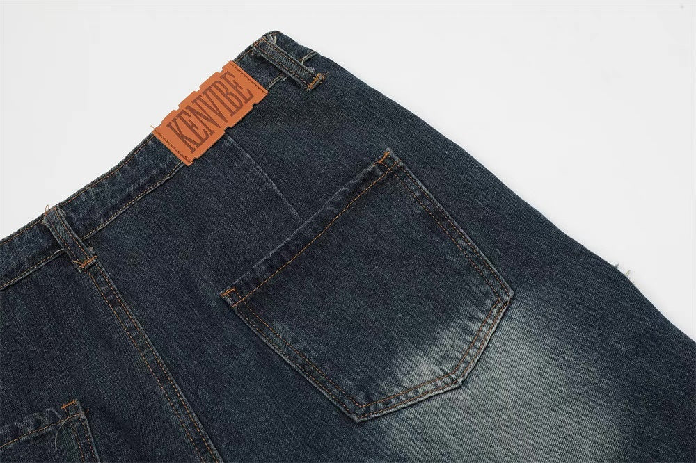 Rugged Edge Distressed Denim Shorts mry001652