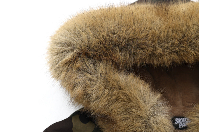 【評価★4.8以上/2color】Venom Thrill Camo Fur Hood Jacket mry001937
