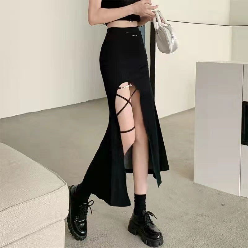 ハーフスリット マーメイドスカート mry000183