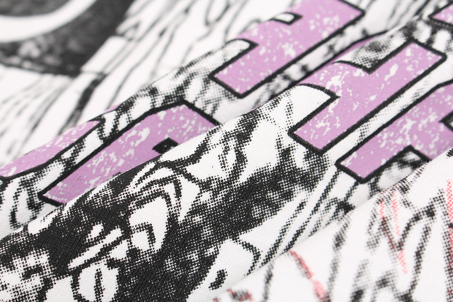 【2color】Neo Grunge Print T-Shirt mry001707