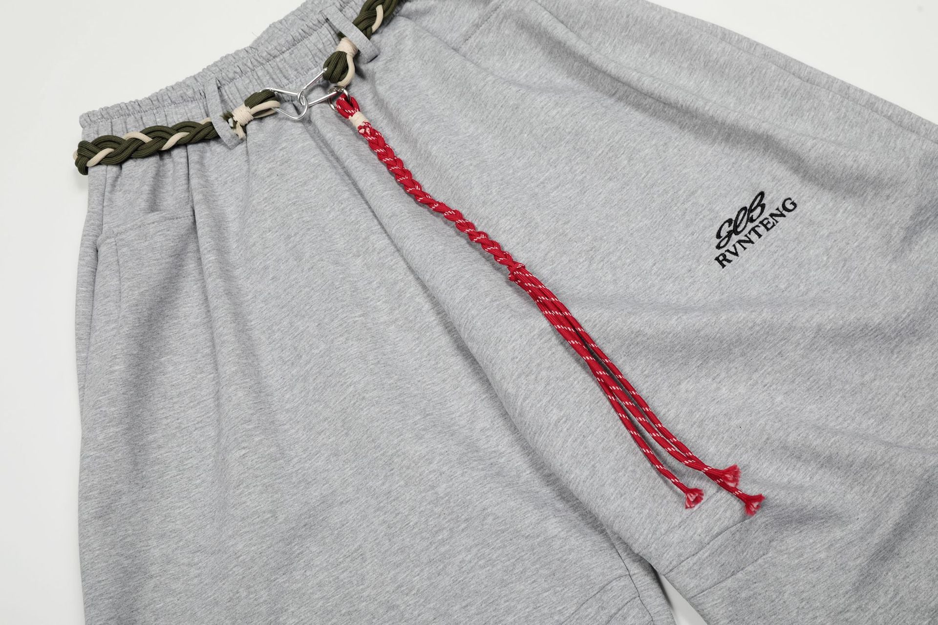 『SNS大人気パンツ💥』【2color】Belt Rope Wide Leg Sweatpants mry001805