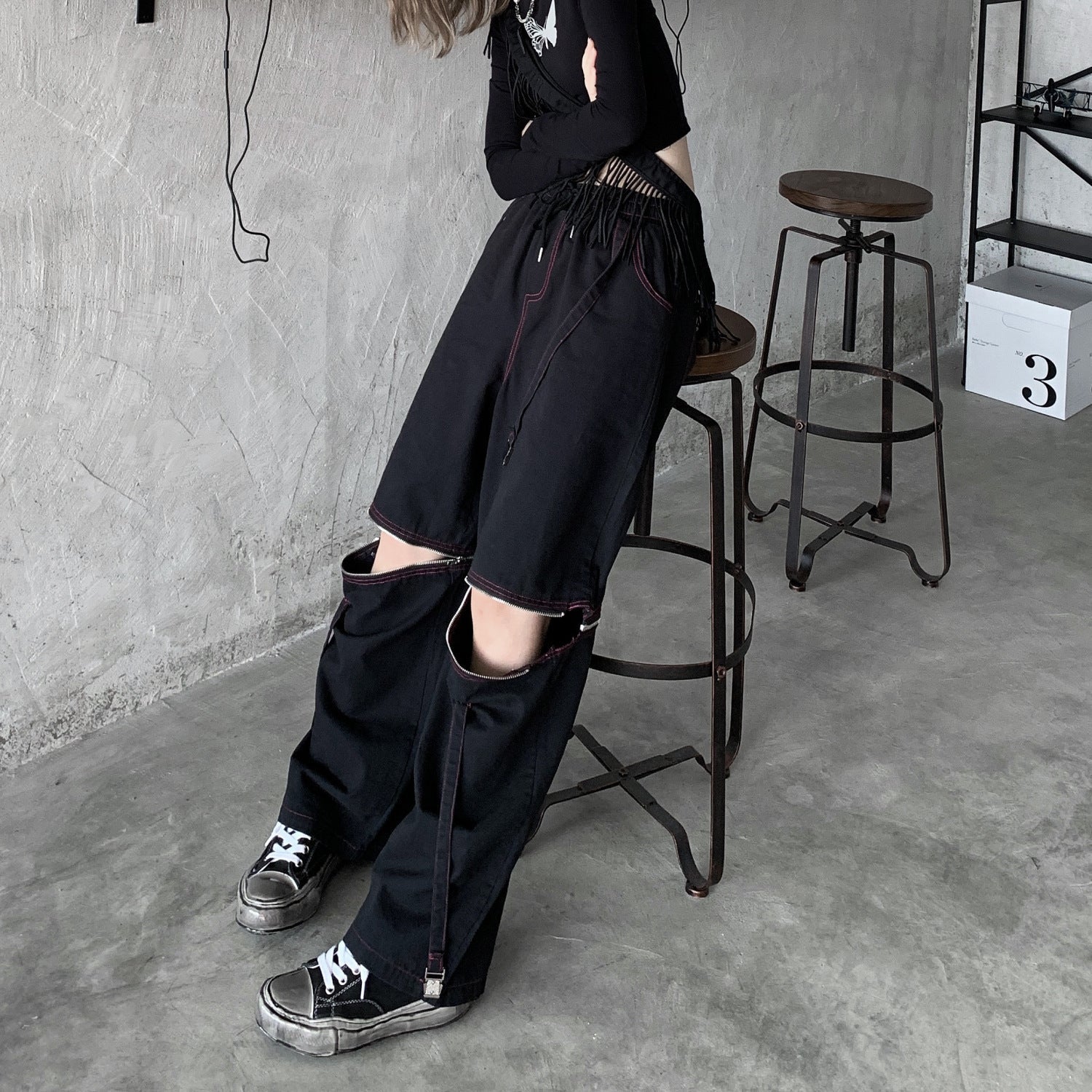 ワンエイト ハイストリート ユニセックス ワイドパンツ mry000046