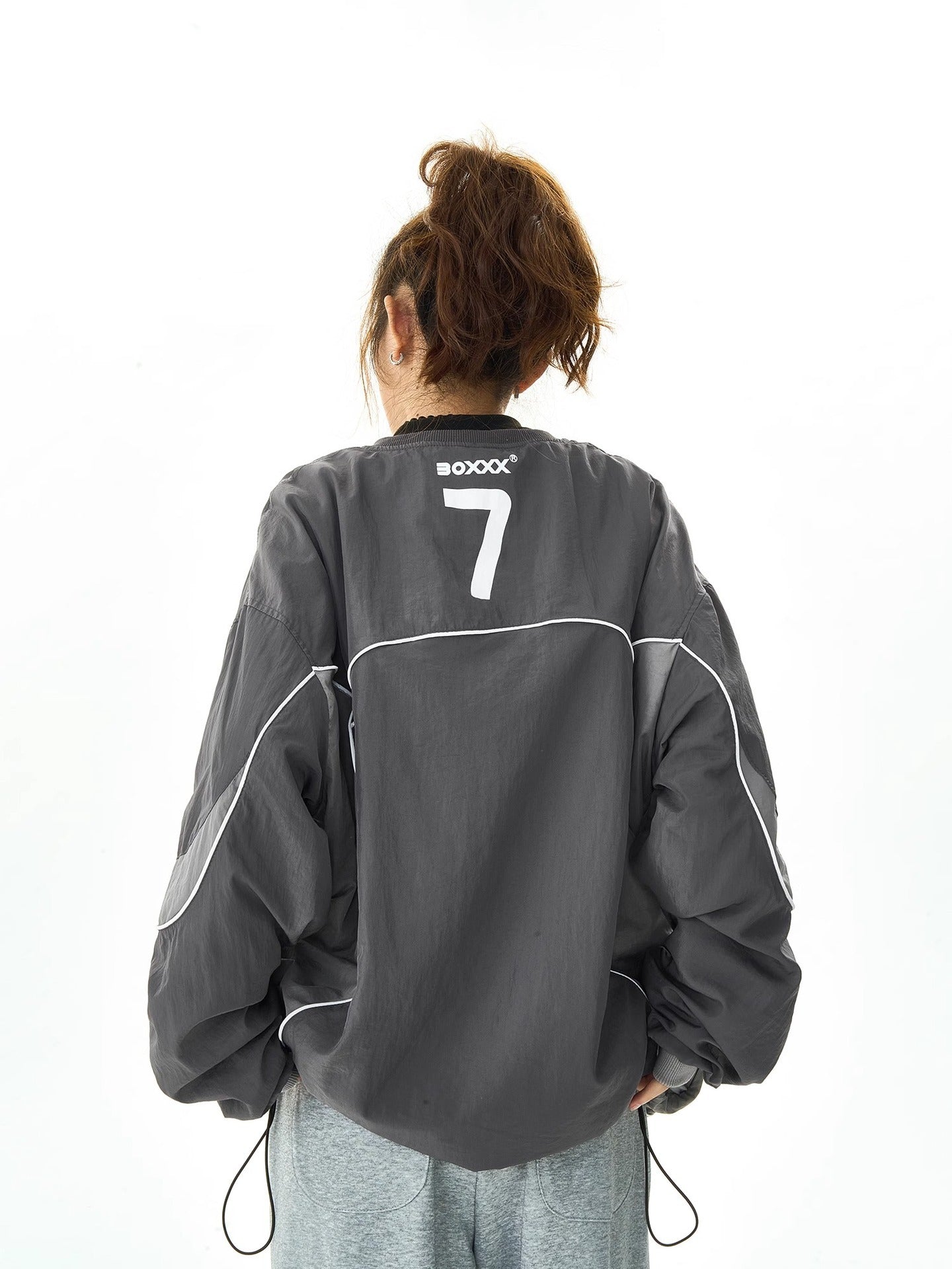 【2color】BOXXX Techwear Oversized Windbreaker mry001627