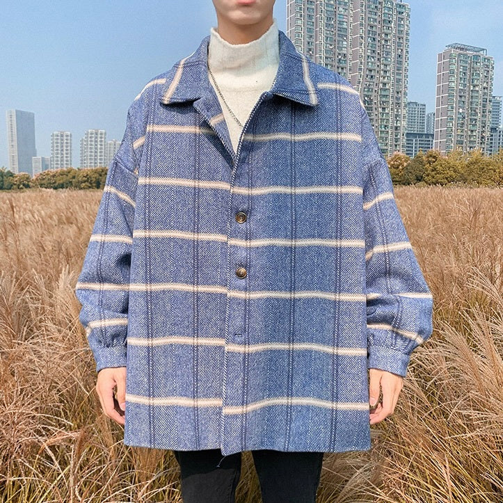 3カラー展開 アメリカン 韓国ストリート 韓国カジュアル コート mry001269