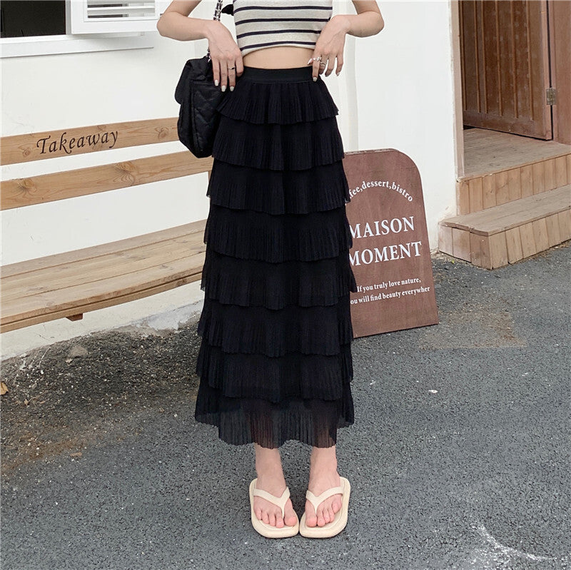 フリル レイヤースカート mry000222