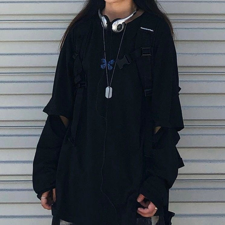 バタフライTシャツ スリーブ着脱可能 mry000322