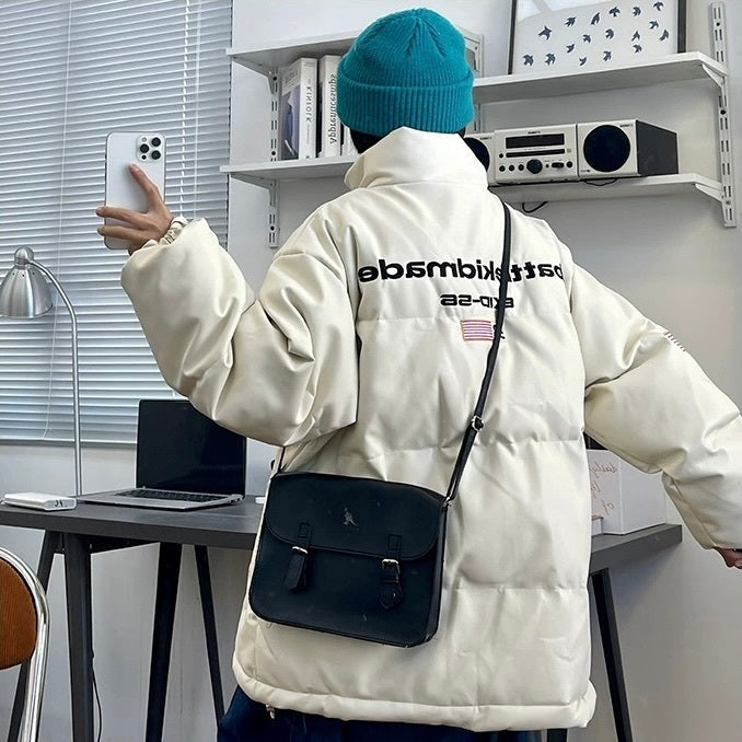 2カラー展開 アメリカン 韓国ストリート 韓国カジュアル トレンド オーバーサイズ ダウンジャケット mry001460