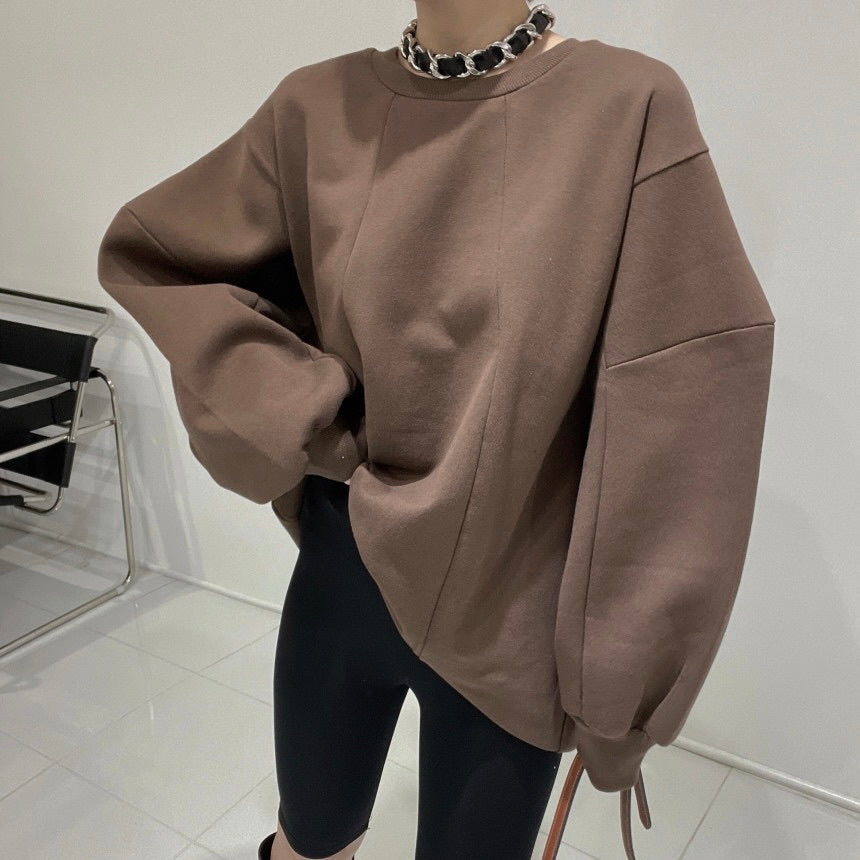 オーバーサイズ スウェット 韓国カジュアル mry000354