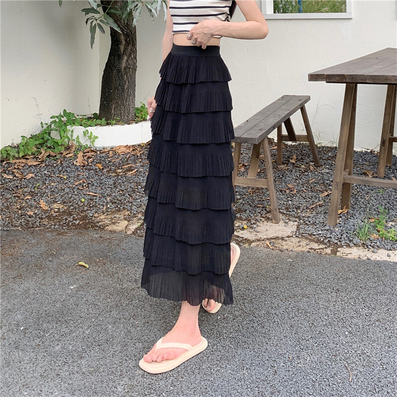 フリル レイヤースカート mry000222