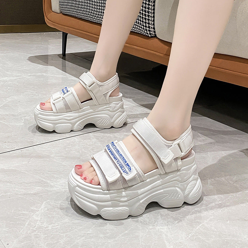 厚底 ボリュームソール スポーツサンダル mry000196