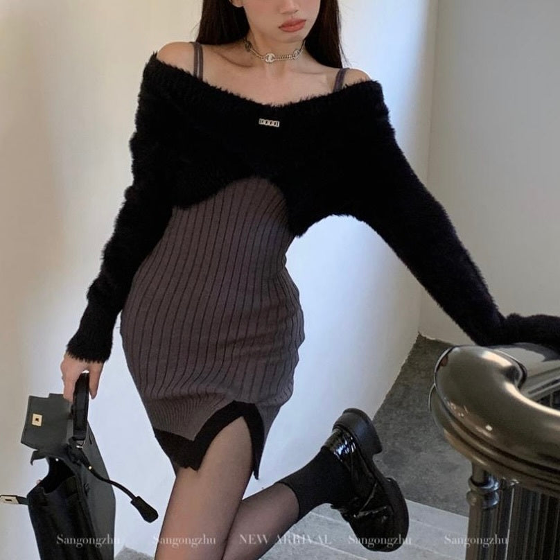 【Carina】ジャケット付ワンピース mry001516