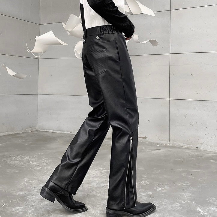 レザージッパー パンツ メンズ mry000374