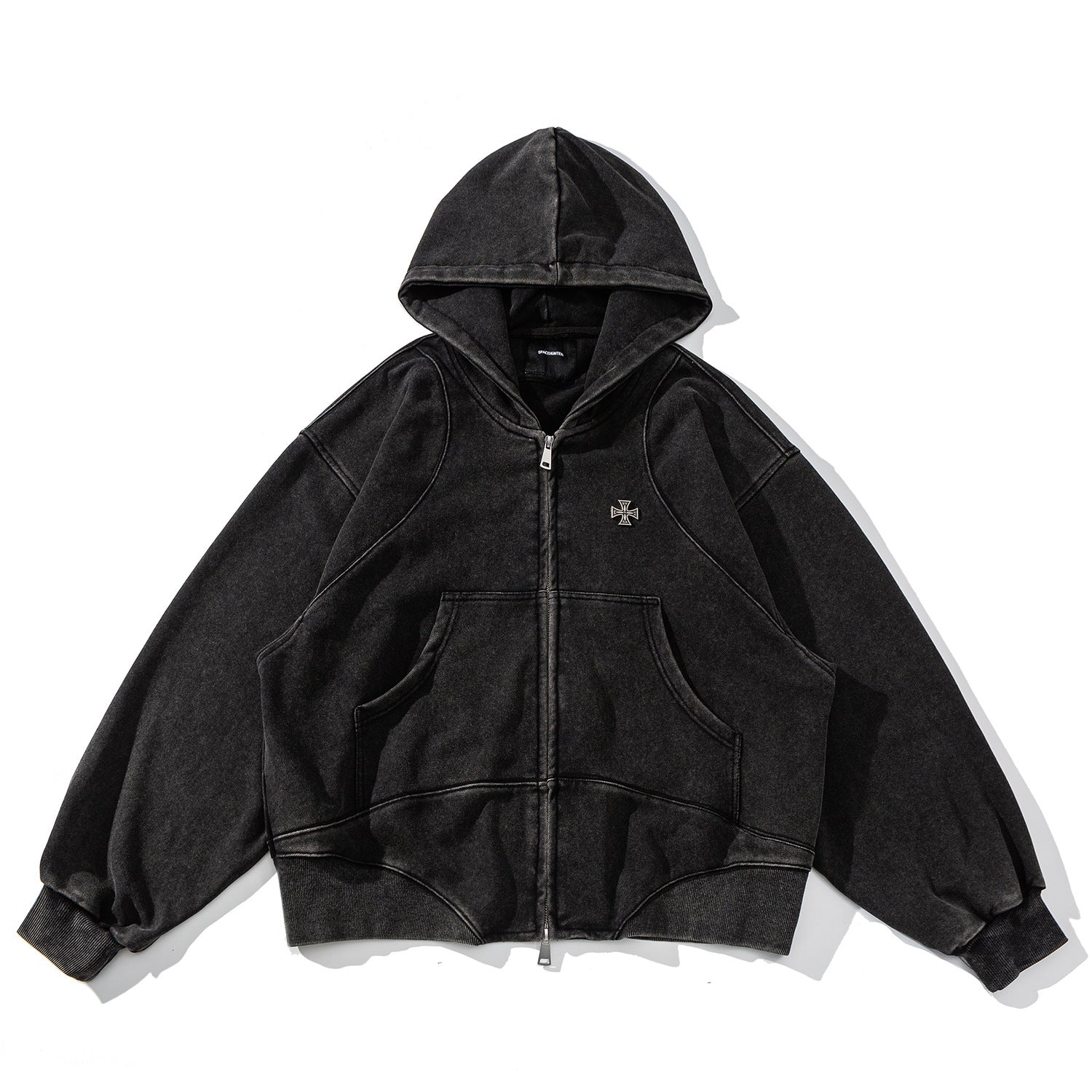 【評価★4.8以上/高品質】Vintage Wash Zip Hoodie mry001799