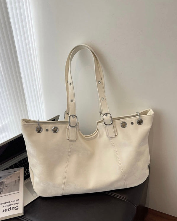 Soft Washed Leather Tote Bag mry002264
