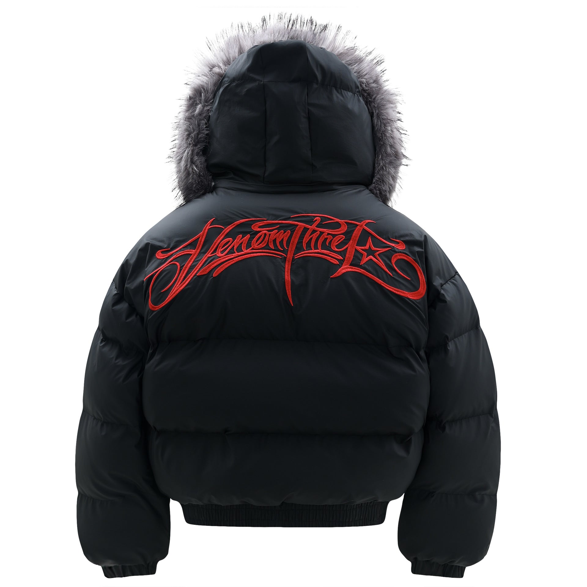 【高品質】Red Stitch Logo Puffer Jacket mry001935