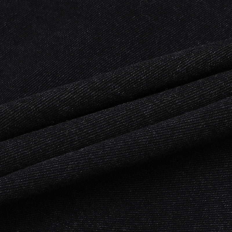 【2color / Set-Up】Camo Fade Distressed Denim Set-Up mry001757