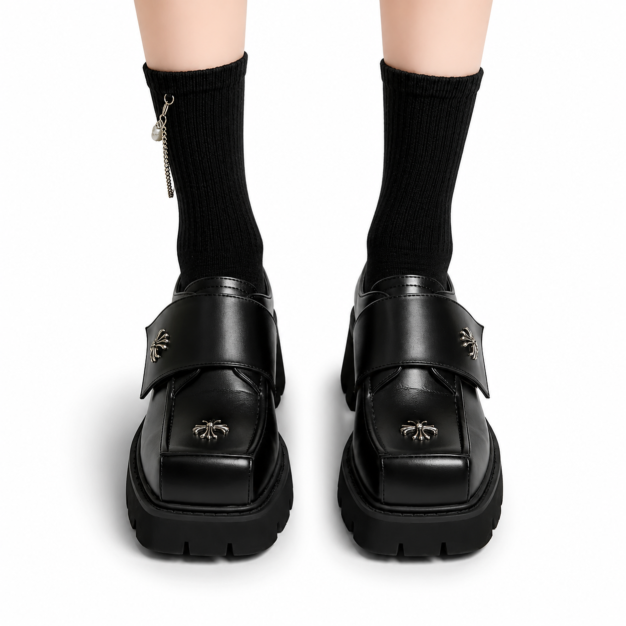 【評価★4.8以上/限定SALE価格/再入荷未定】Celestial Chunky Loafers mry001662