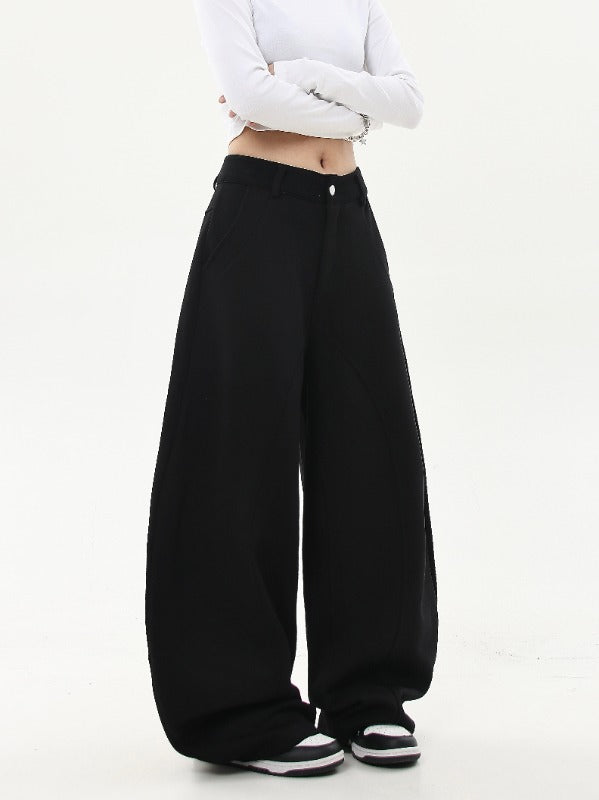 【YURU:FIT】Belt Loop Loose Fit Sweatpants mry001866