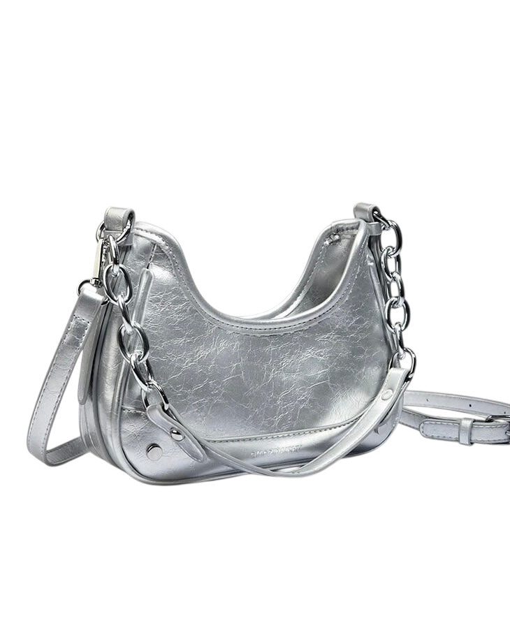 Metallic Chain Mini Shoulder Bag mry002260