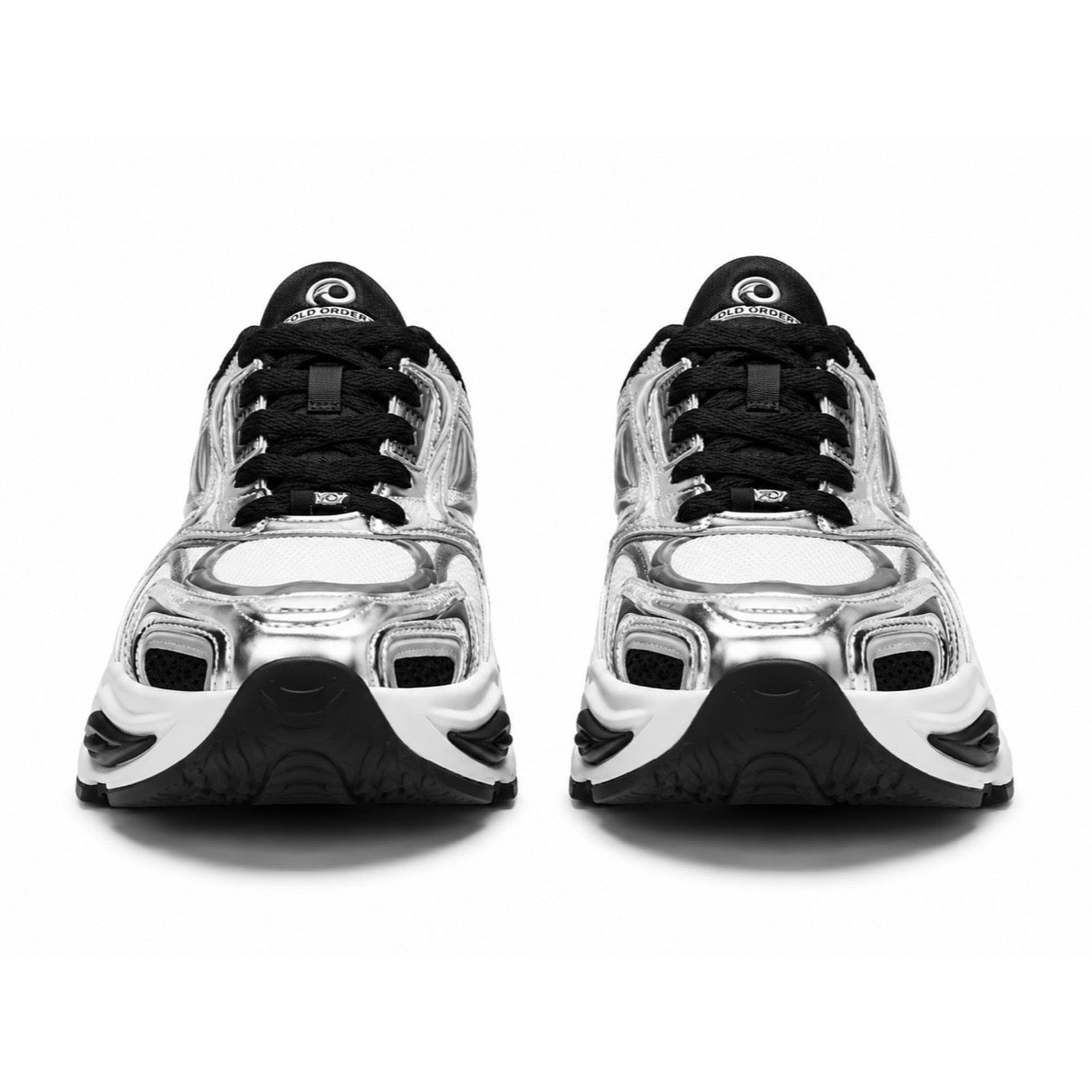 【再入荷】メタリックライン厚底スニーカー(6.5cm UP)mry002400