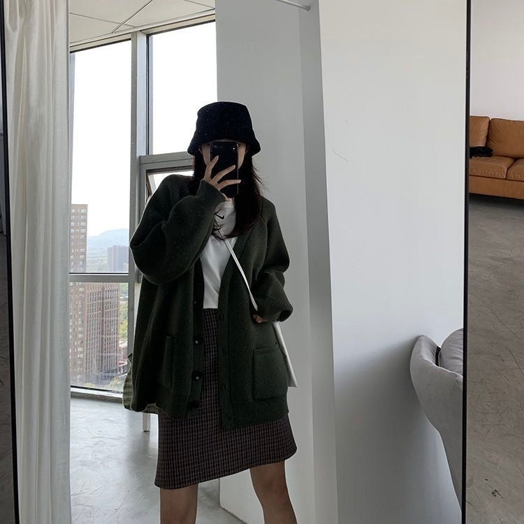 ルーズ セーター カーディガン mry000460