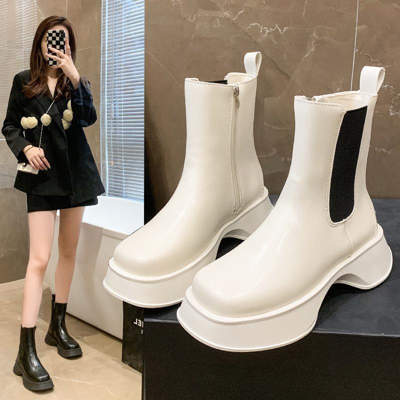 厚底ショートブーツ mry000331