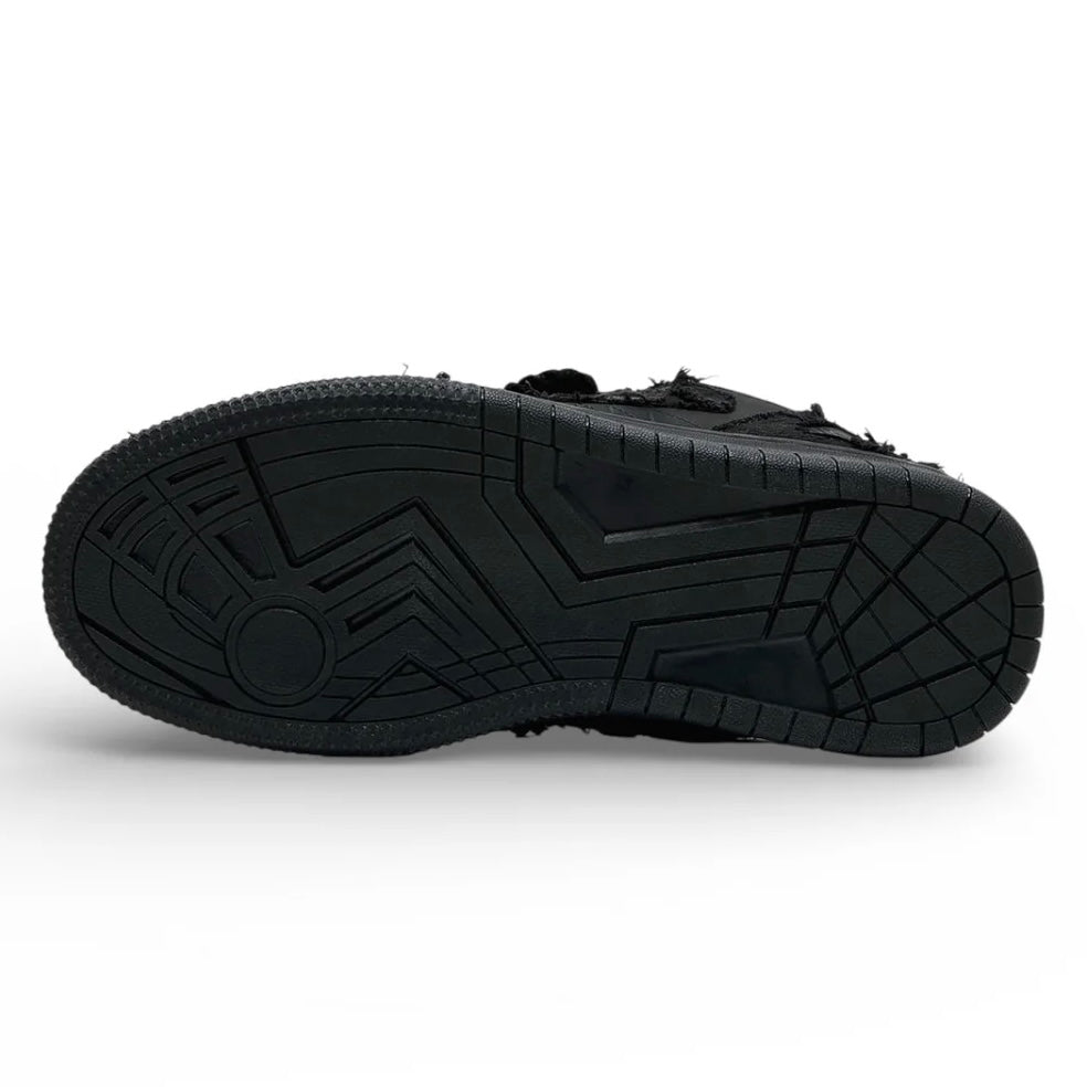 Black Rope Lace Sneakers mry002156