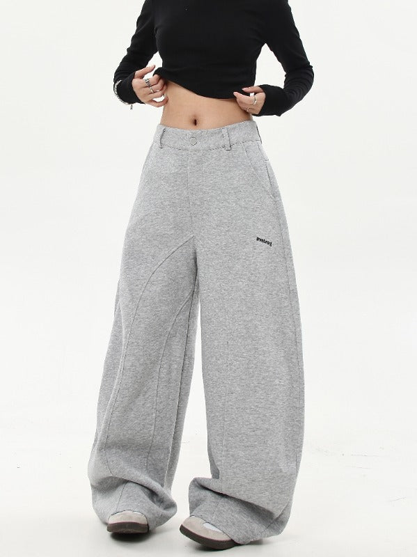 【YURU:FIT】Belt Loop Loose Fit Sweatpants mry001866