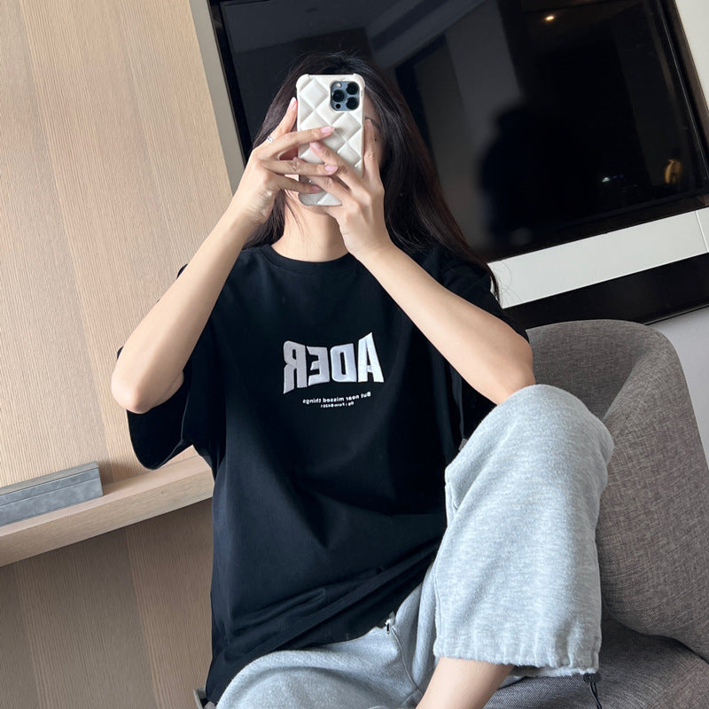 フォント刺繍 Tシャツ mry000011