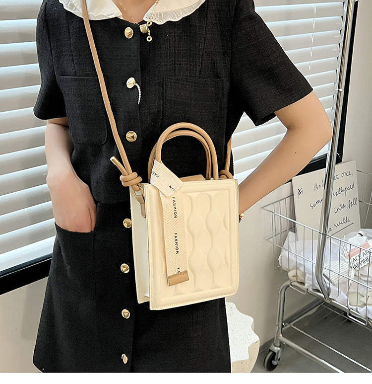 ウェーブデザイン 2way スクエアショルダーバッグ mry000192