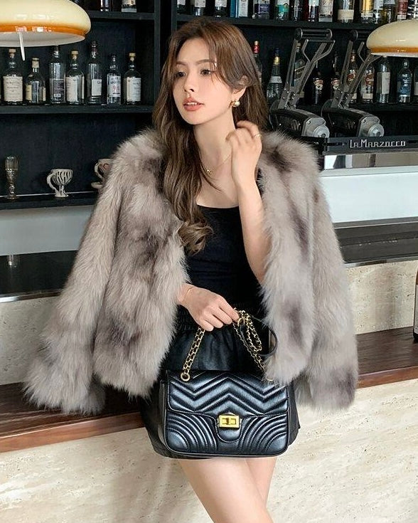 Luxury Faux Fur Jacket mry002037