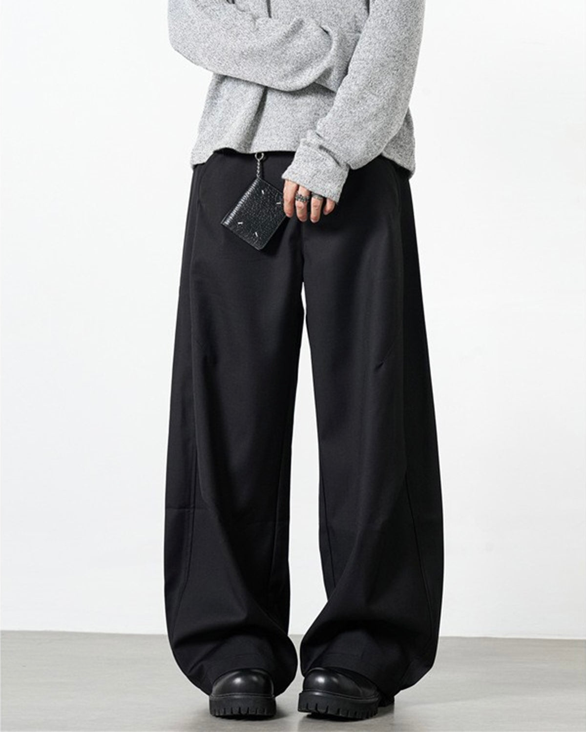 【2color】Wide-Leg Loose Fit Trousers mry001803