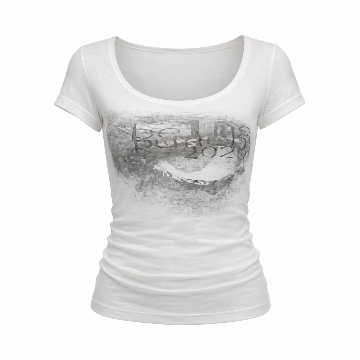 【新作】グランジスマイル フィットTシャツ mry002650