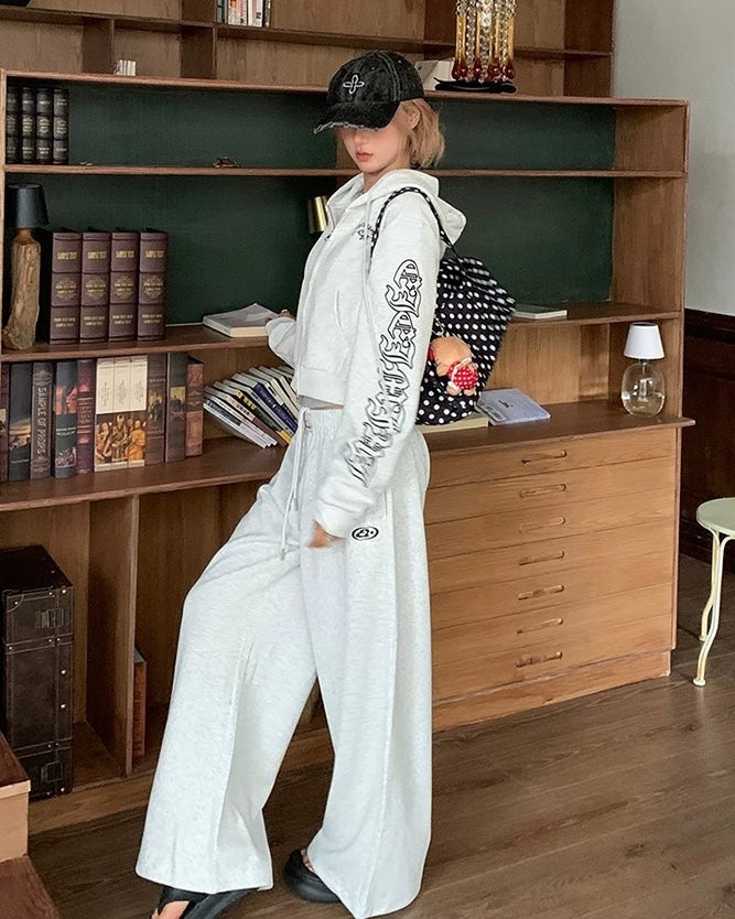 【Set-Up】Pastel Gothic Print Street Set-Up mry001889