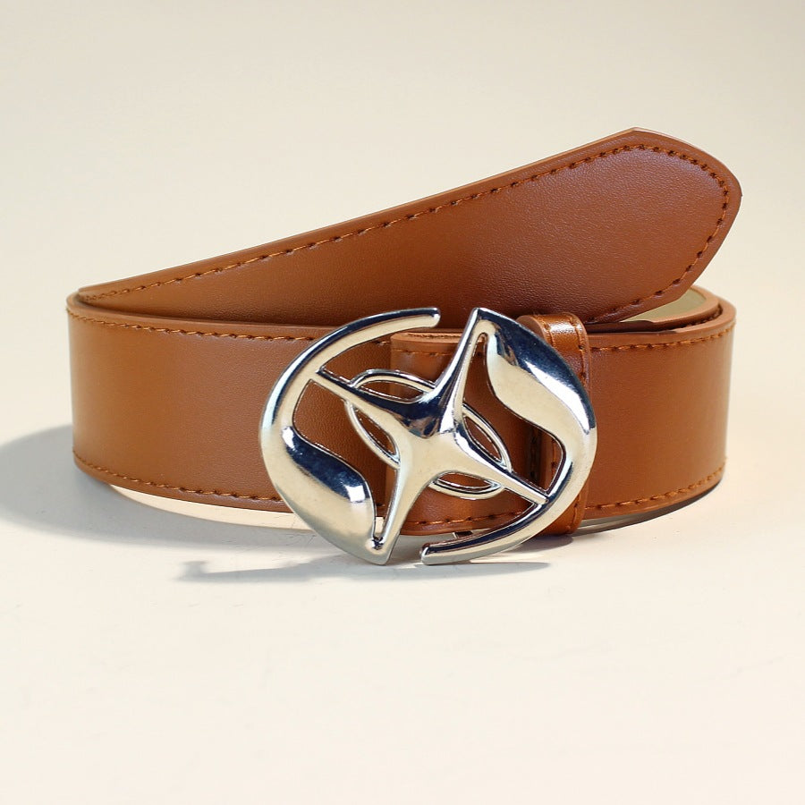 【爆売れ中/3color】Twist Emblem Leather Belt mry001758