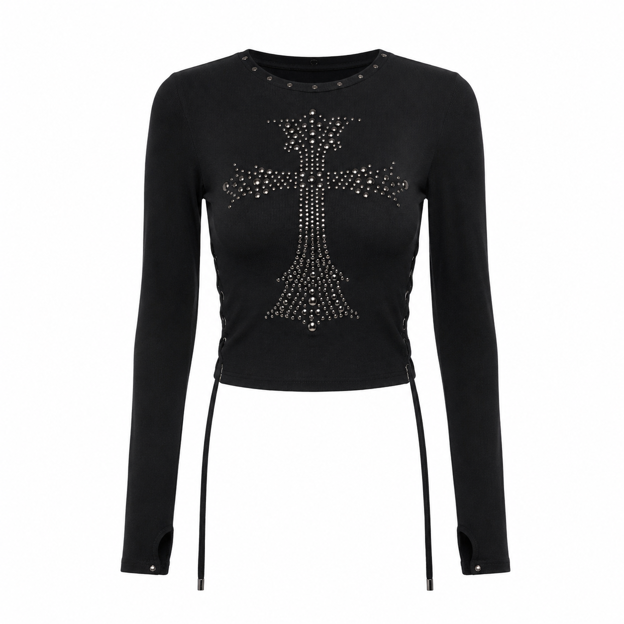 【新作】スタッズクロス フィットTシャツ mry002738
