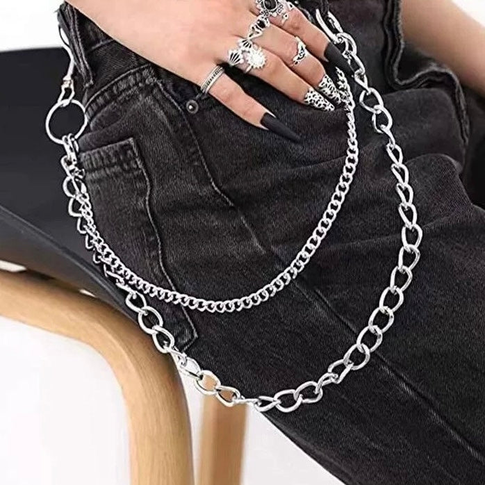 Trendy Double Chain Wallet mry001924