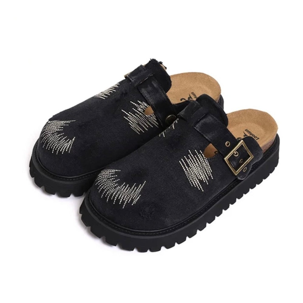 【再入荷】ヴィンテージデニムサボサンダル mry002416