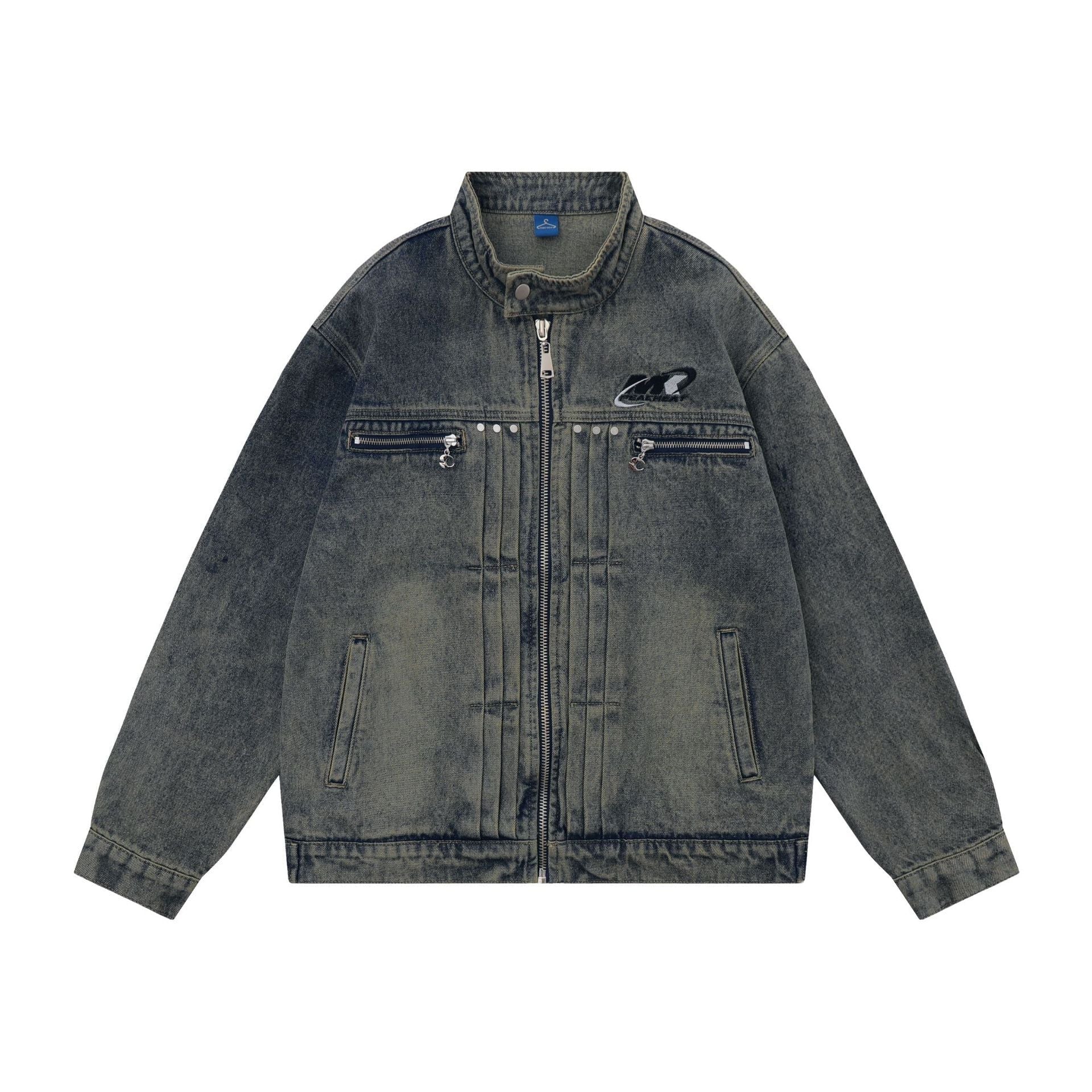 【2color】American Retro Denim Jacket  mry001004