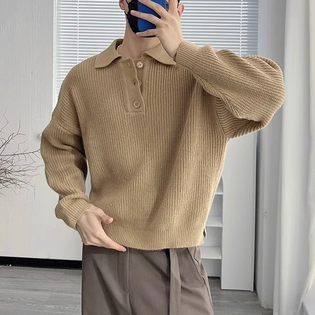 3カラー展開 アメリカン 韓国ストリート 韓国カジュアル トレンド ポロシャツ mry001307