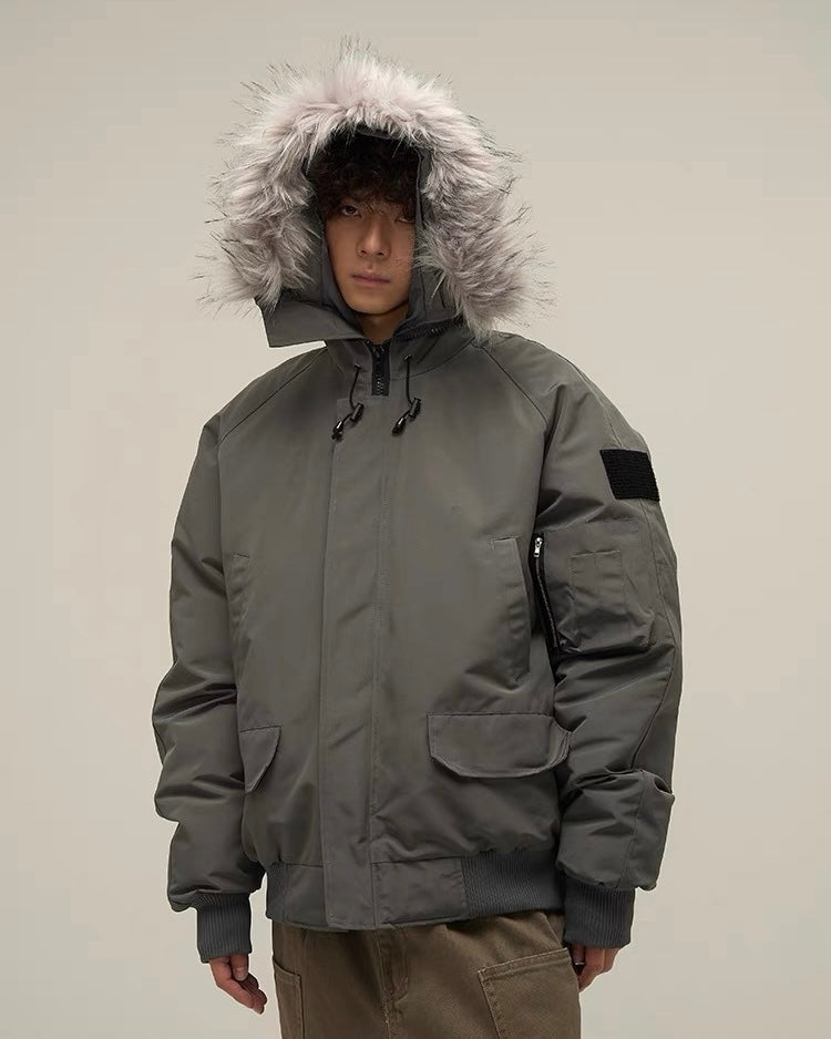 Military Style Bomber Jacket mry001800