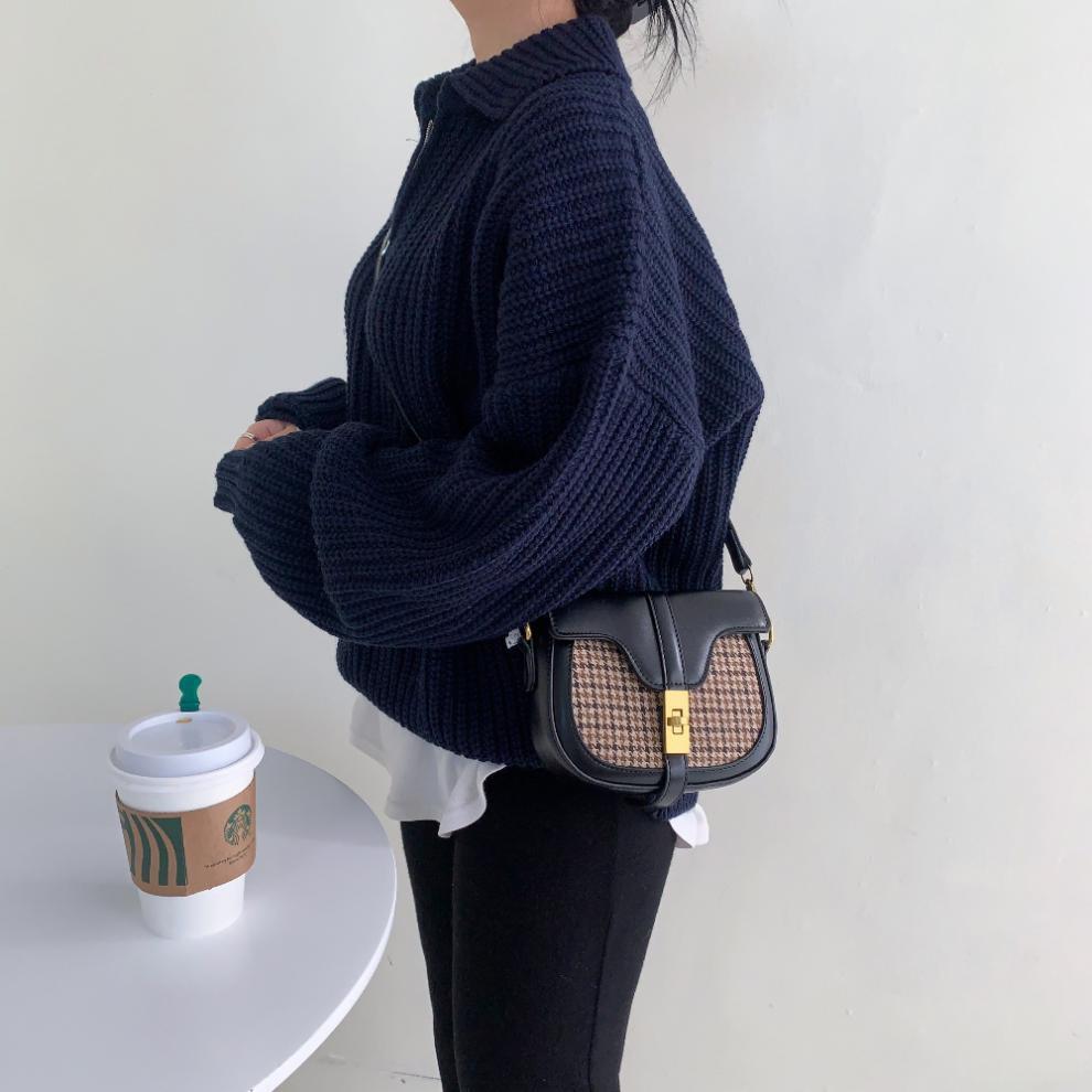 ハーフジッパートレーナー ランタンスリーブ mry000340