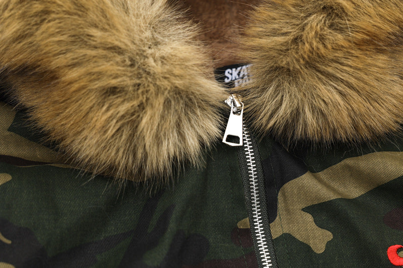 【評価★4.8以上/2color】Venom Thrill Camo Fur Hood Jacket mry001937