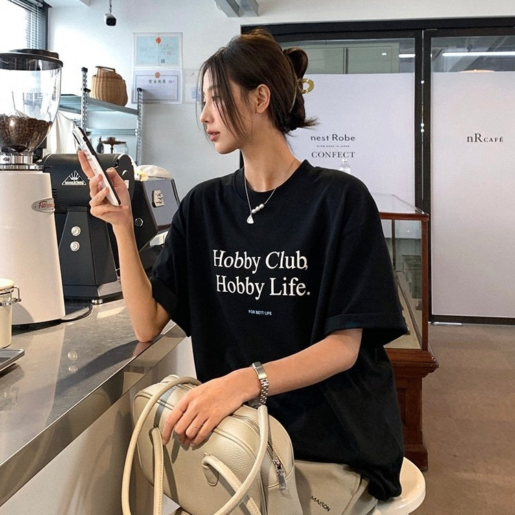 2カラー展開 2023SS シンプル ロゴ 半袖 Tシャツ 韓国カジュアル 韓国ストリート ユニセックス mry000877